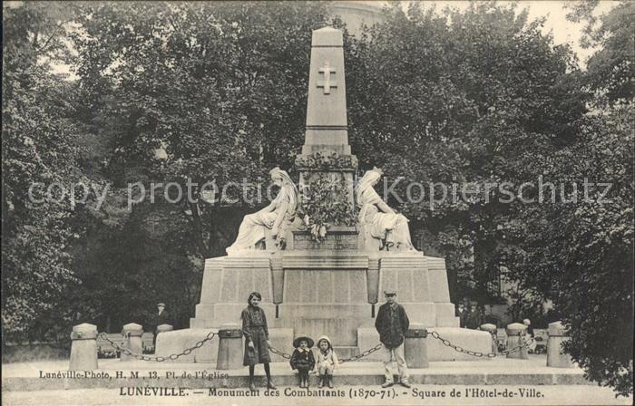 Luneville Monument des Combattants Square de l_Ho