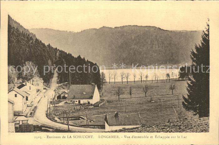 Longemer Xonrupt Vue d_ensemble et echappee sur le Lac