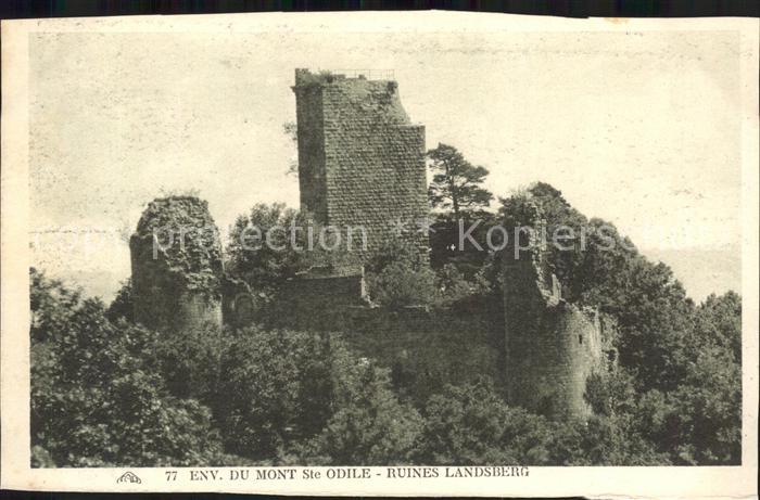 Mont-Ste-Odile Mont-Sainte-Odile Ruines Landsberg
