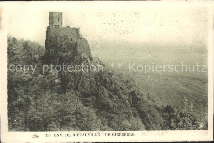 Ribeauville Haut Rhin Elsass Ruine Chateau du Giersberg
