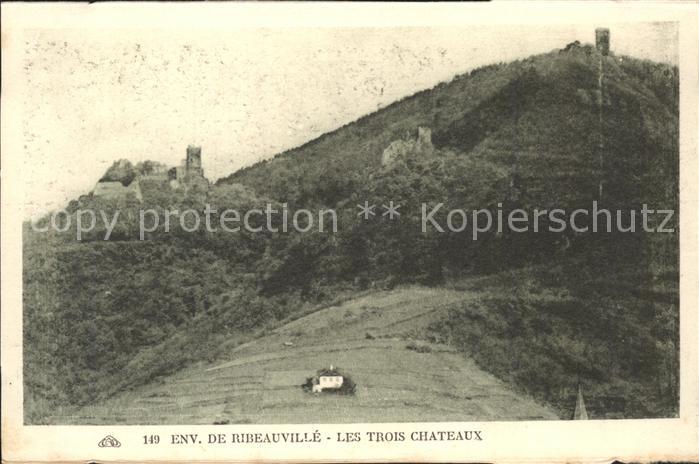 Ribeauville Haut Rhin Elsass Ruines des Trois Chateaux