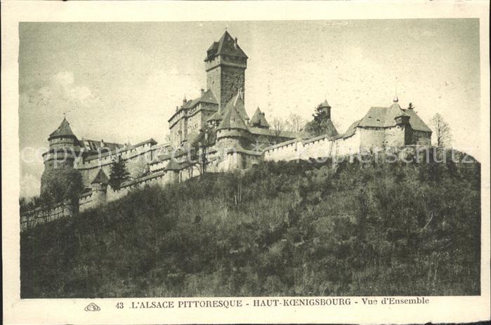 Haut-Koenigsbourg Hohkoenigsburg Vue d_ensemble