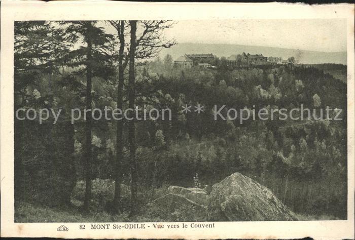 Mont-Sainte-Odile Mont-Ste-Odile Vue vers le Couvent
