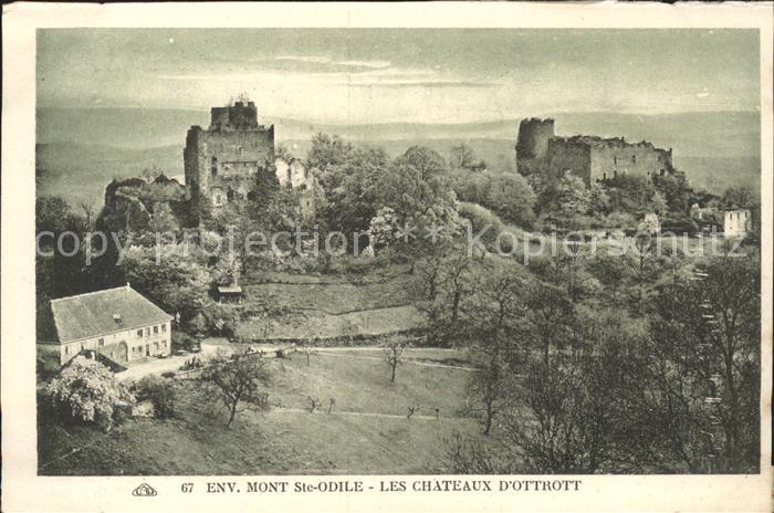 Mont-Sainte-Odile Mont-Ste-Odile Ruines des Chateaux d_Ottrott