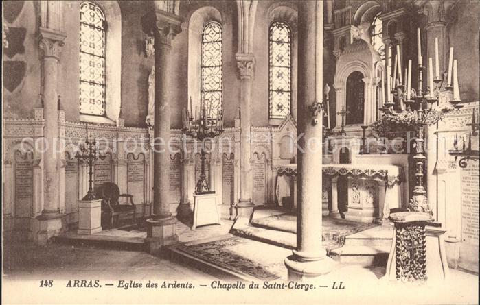 Arras Pas-de-Calais Eglise des Ardents Chapelle du Saint Ci