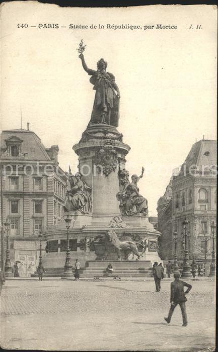 Paris Statue de la Republique par Morice