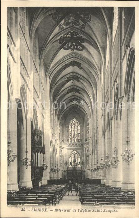 Lisieux Interieur de l'Eglise Saint Jacques
