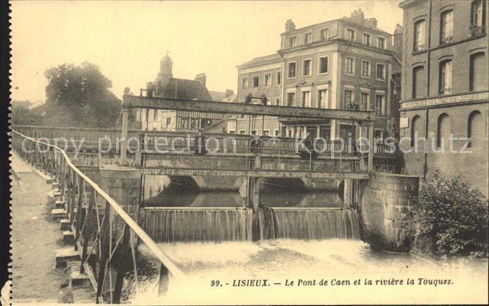 Lisieux Pont de Caen Riviere la Touques Wehr