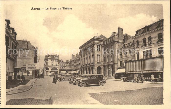 Arras Pas-de-Calais Place du Theatre Automobile