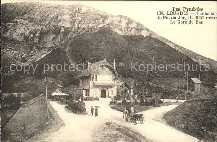 Lourdes Hautes Pyrenees Funiculaire du Pic du Jer