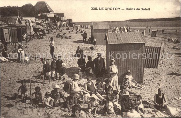 Le Crotoy Bains de Soleil a la Plage