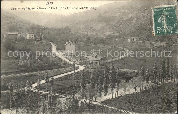 Saint-Gervais-sous-Meymont Panorama Vallee de la Dore Pont Stempel