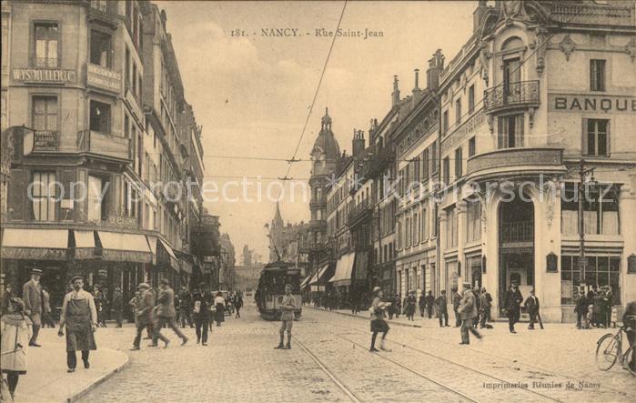 Nancy Lothringen Rue Saint Jean Tram