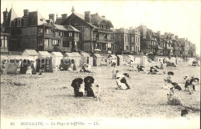 Houlgate Plage et les Villas