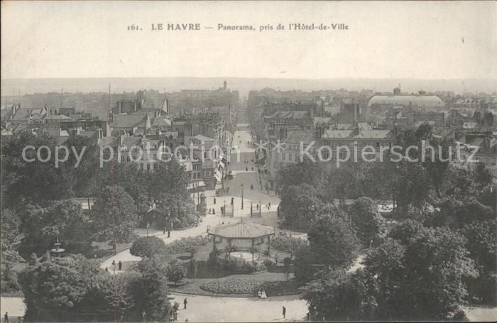 Le Havre Panorama vue prise de l_Hotel de Ville