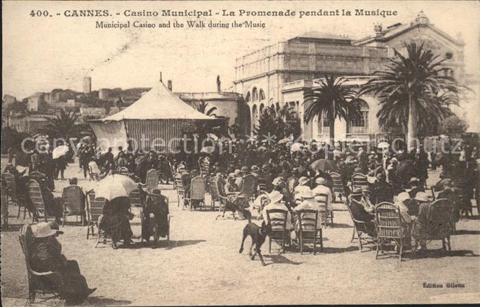 Cannes Alpes-Maritimes Casino Municipal Promenade pendant la M