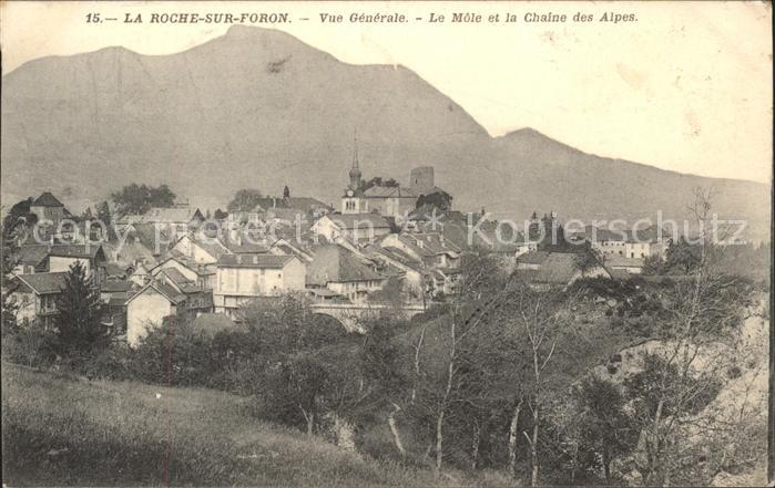 La Roche-sur-Foron Vue generale Le Mole et la Chaines des