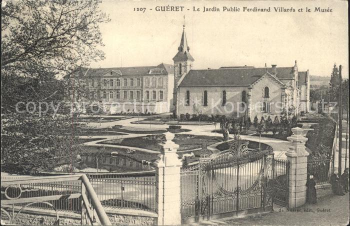 Gueret Jardin Public Ferdinand Villards et le