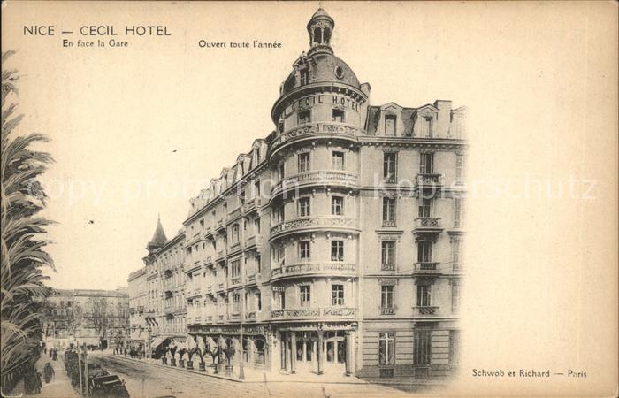 Nice Alpes Maritimes Cecil Hotel