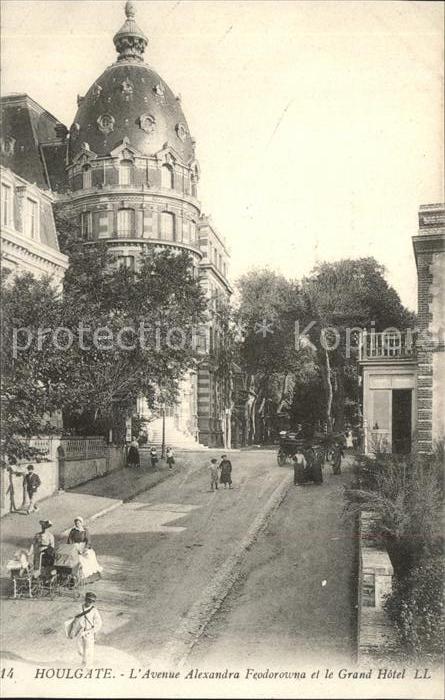 Houlgate Avenue Alexandra Feodorovna et le Grand