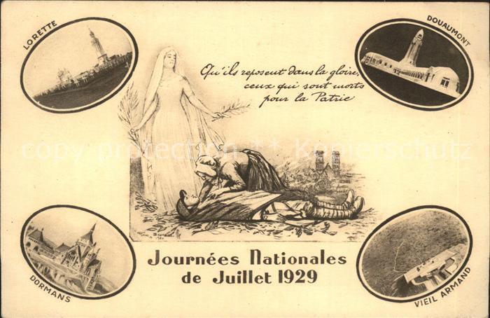 Douaumont Journees Nationales de Juillet 1929