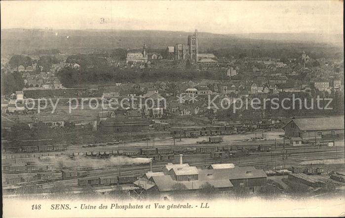 Sens 89 Usine des Phosphates Chemin de Fer