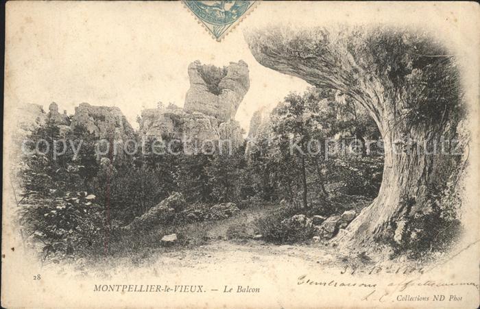 Millau Aveyron Chaos de Montpellier le Vieux Le Balcon