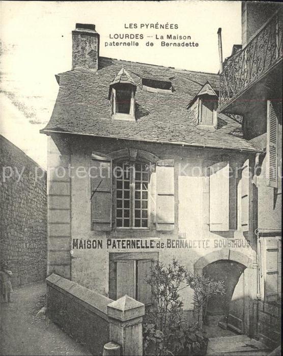 Lourdes Hautes Pyrenees Maison paternelle de Bernadette Soubiro