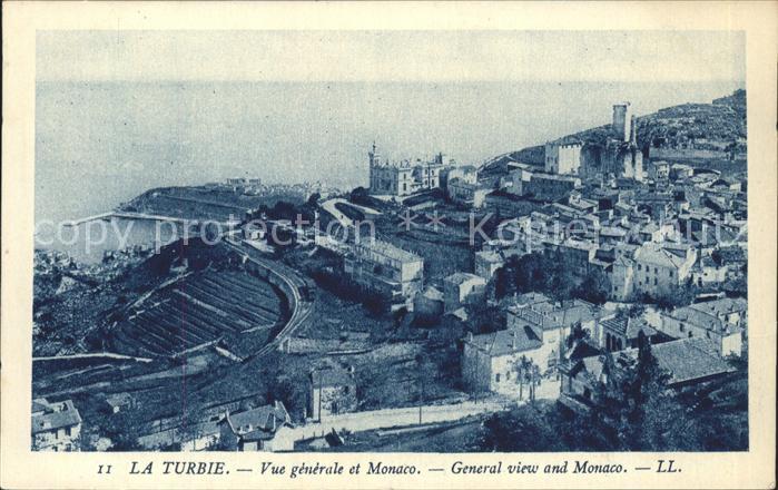 La Turbie Vue generale et Monaco