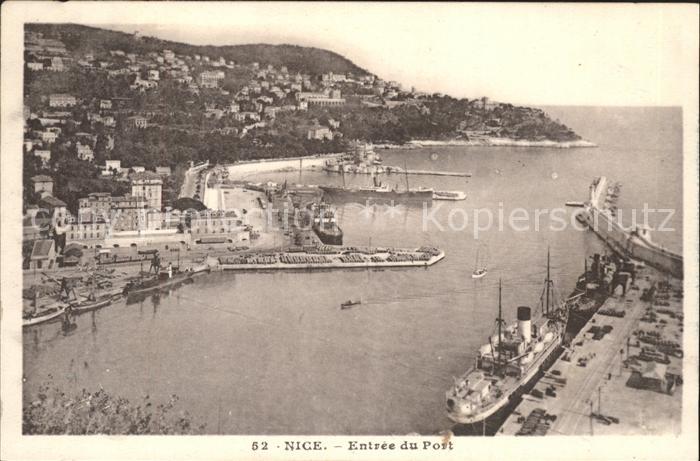 Nice Alpes Maritimes Entree du Port Vapeur Cote d_Azur