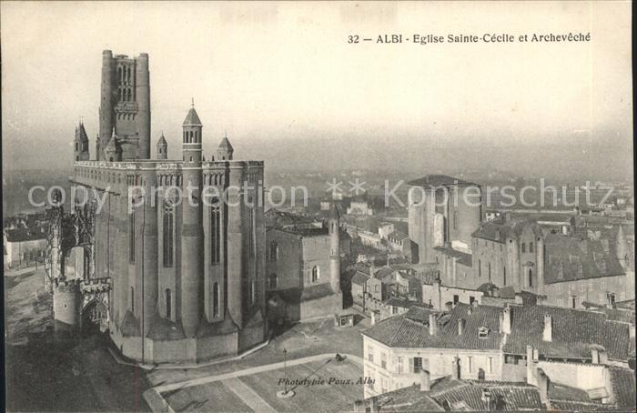 Albi Tarn Eglise Sainte Cecile et Archeveche
