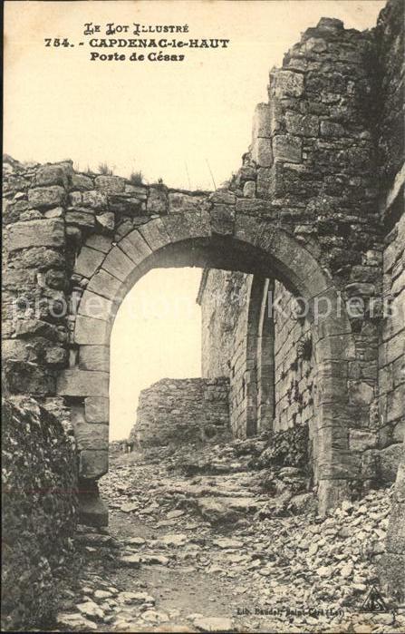 Capdenac Porte de Cesar Ruines