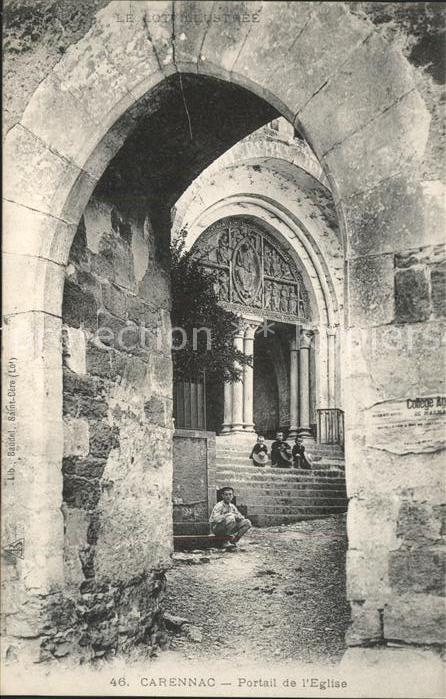 Carennac Portail de l'Eglise
