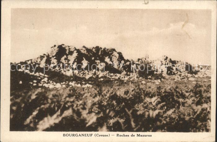 Bourganeuf Roches de Mazuras
