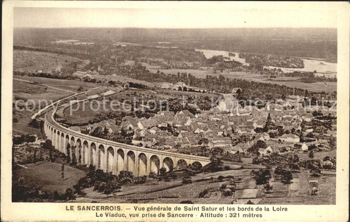 Saint-Satur Bords de la Loire Viaduc vue prise de S