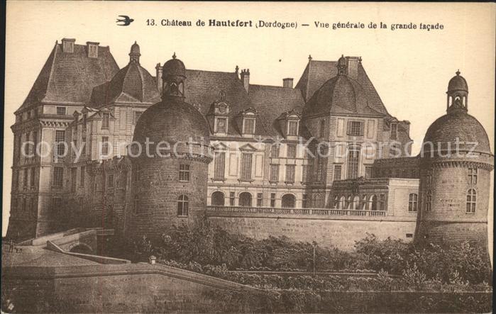 Hautefort Chateau Facade