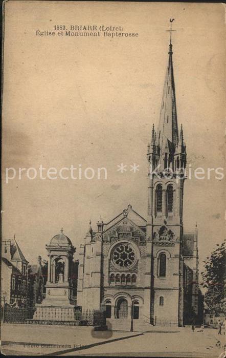 Briare Eglise et Monument Bapterosse