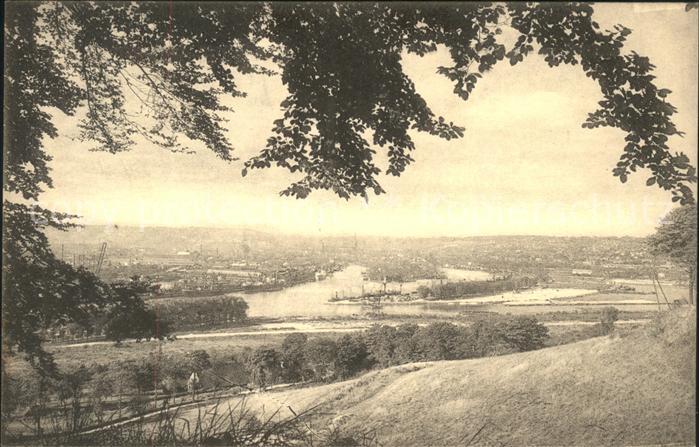 Rouen avant port maritime de Paris vue genera