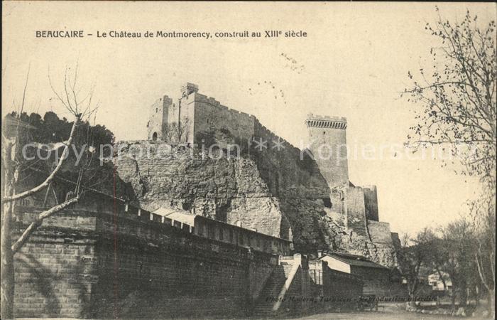 Beaucaire Gard Chateau de Montmorency XIIIe siecle