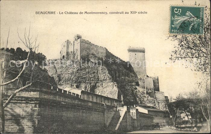 Beaucaire Gard Chateau de Montmorency XIIIe siecle Ste