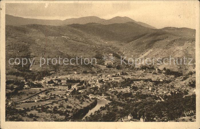 Le Vigan Gard Vue panoramique