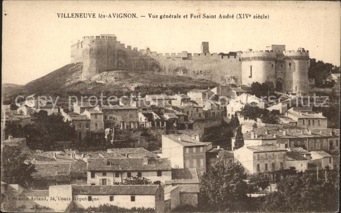 Villeneuve-les-Avignon Vue generale et Fort Saint Andre
