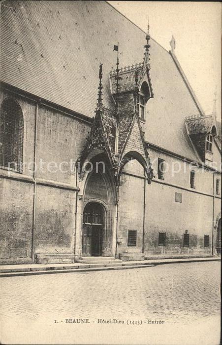 Beaune Cote d Or Burgund Hotel Dieu Porte d_Entree