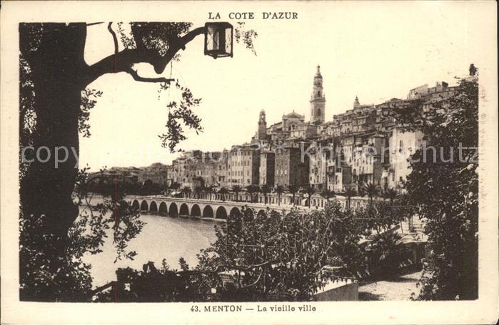 Menton Alpes Maritimes La vieille ville Cote d_Azur