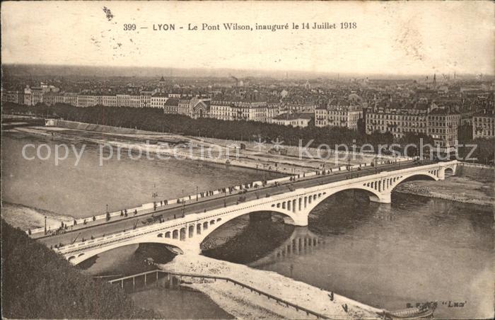 Lyon France Le Pont Wilson