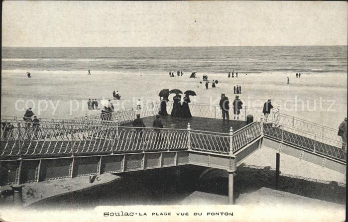 Soulac-sur-Mer La plage vue du Ponton