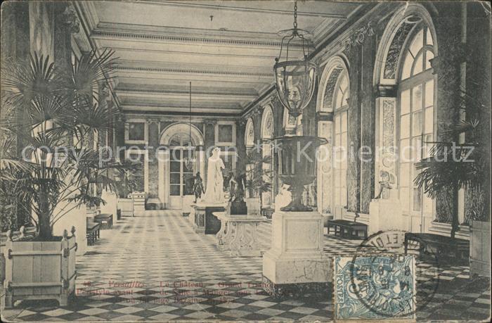 Versailles Yvelines Le Chateau Grand Trianon Stempel auf AK