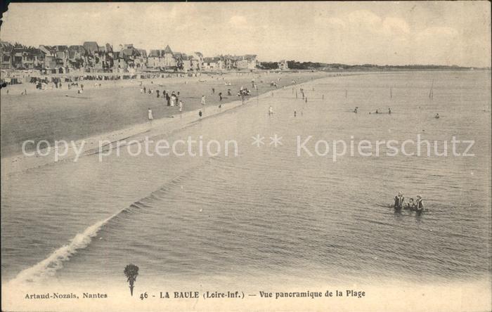 La Baule-Escoublac Vue panoramique de la Plage