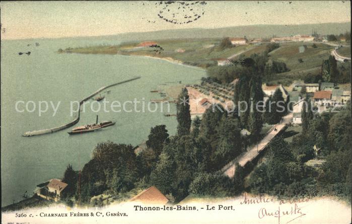 Thonon-les-Bains Vue sur le Port