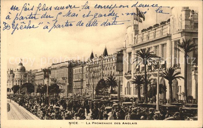 Nice Alpes Maritimes Promenade des Anglais Cote d_Azur